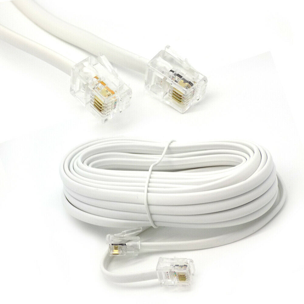 10m Meter RJ11 to RJ-11 ADSL Broadband Internet Router Modem DSL