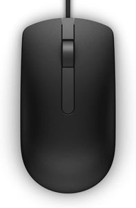 Dell MS116 - Mouse - Optical - 2 Buttons - Wired - USB - Black - Retail - for Inspiron 17R 57XX, 17R 7720, Latitude D630, Optiplex 50XX, 5250, 90XX, XPS One 27XX