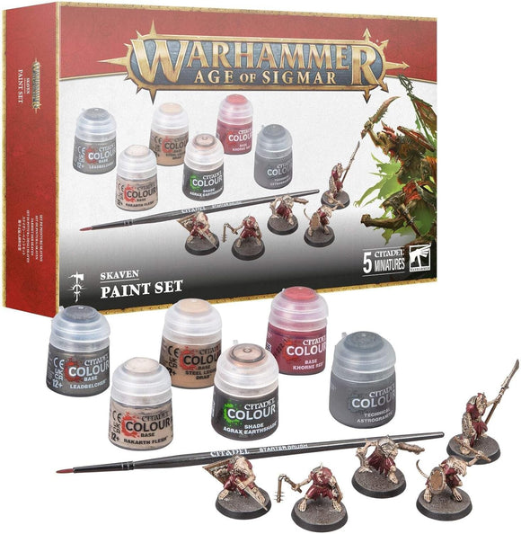 Games Workshop - Warhammer - Age of Sigmar - Skaven + Paint Set (2024 3rd Edition)