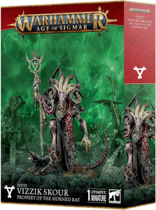 Games Workshop - Warhammer - Age of Sigmar - Skaven: Vizzik Skour Prophet of The Horned Rat